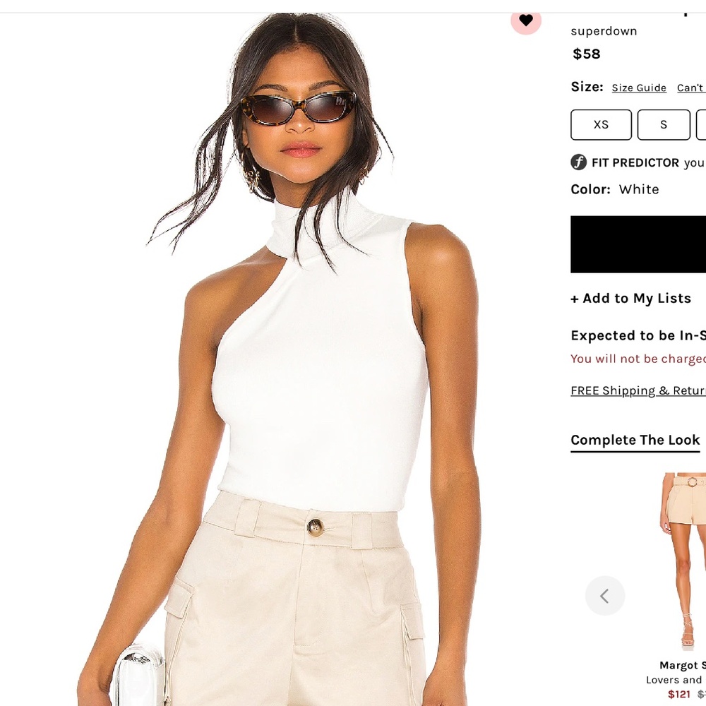 Superdown Luz Knit Top